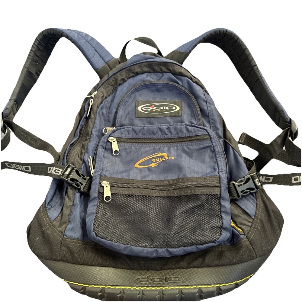 Rare Discontinued OGIO Logan Stomper Backpack Heavy Duty Rubber Bottom Book Hike